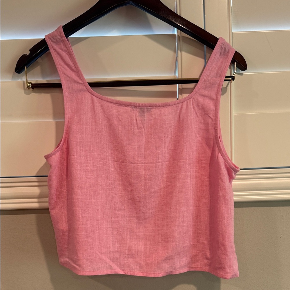 NWOT Express Pink Tank Top - Picture 3 of 3
